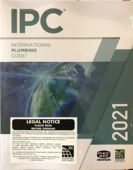 International Plumbing Code International Code Council Series IPC 2021