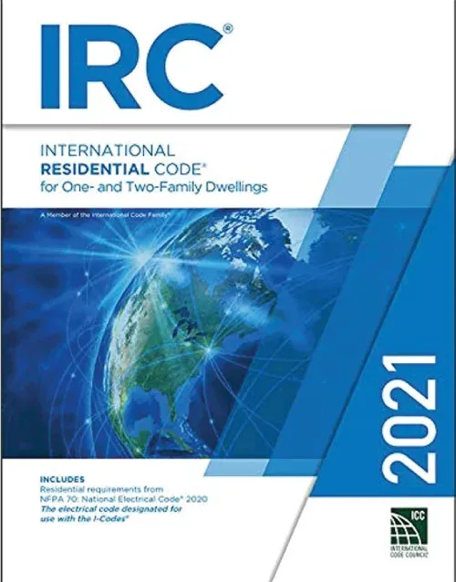 International Residential Code International Code Council Series IRC 2021