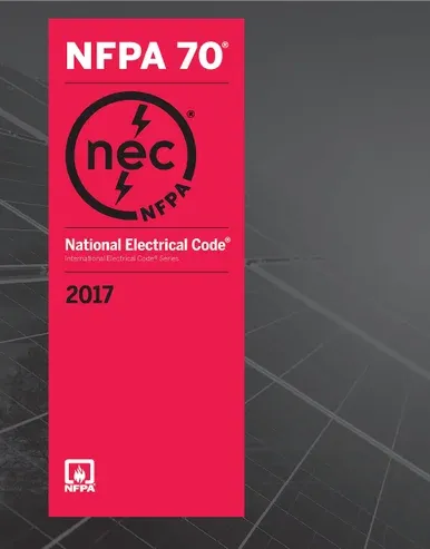 NFPA 70 National Electrical Code 2017 Edition Paperback