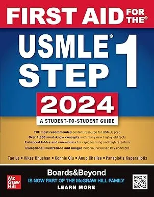 First Aid for the USMLE Step 1 2024 Paperback