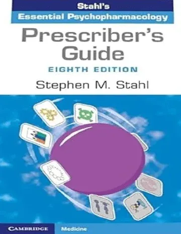 Prescribers Guide Stahl’s Essential Psychopharmacology 8th Edition